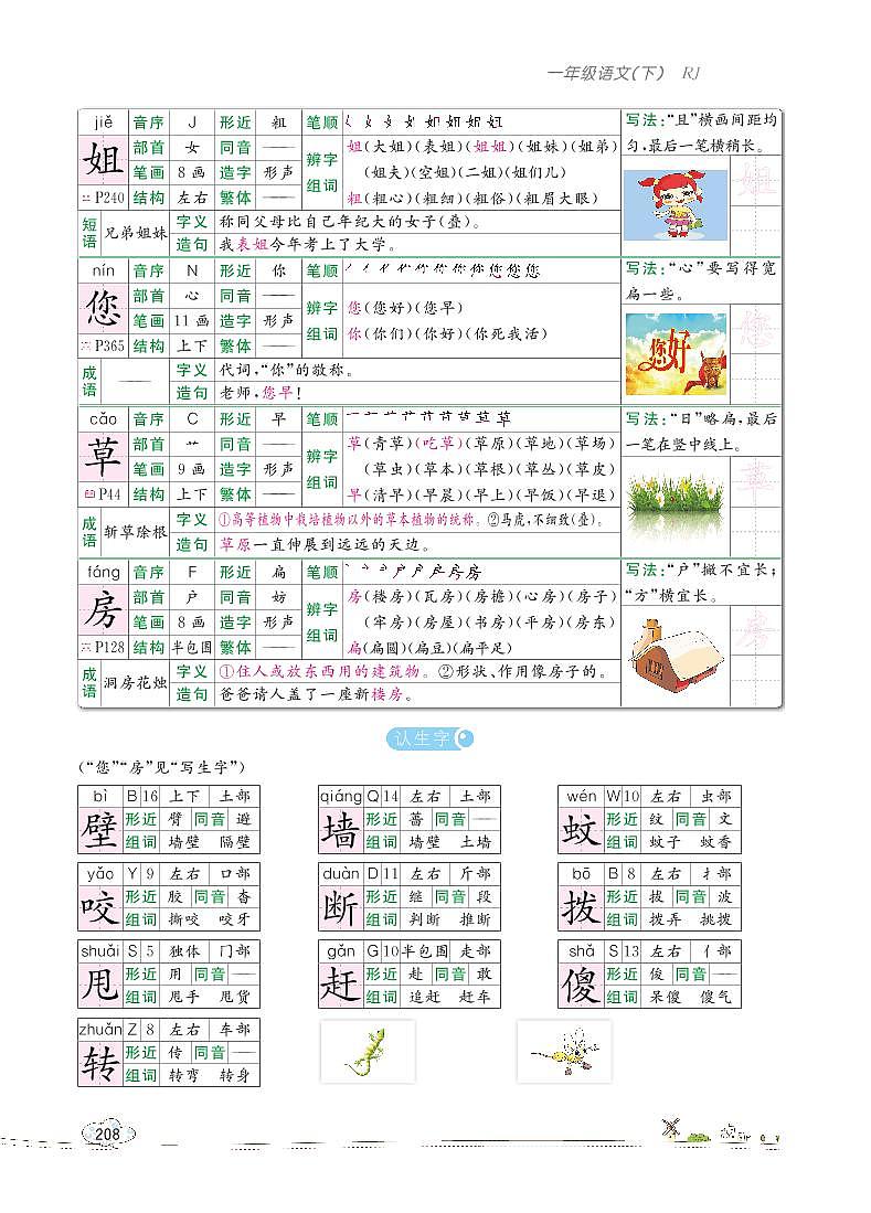 部编版语文一下：21 小壁虎借尾巴 教材解读（含随堂练习）02