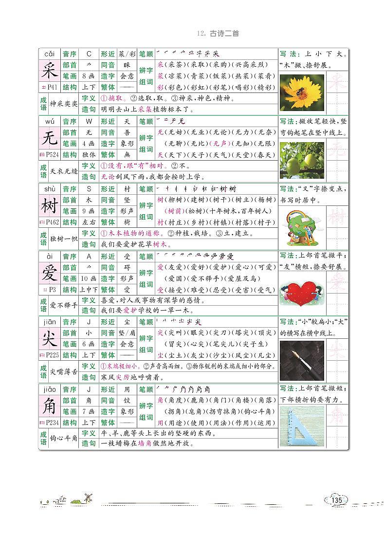 部编版语文一下：12 古诗二首 教材解读（含随堂练习）02