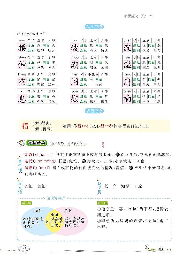 部编版语文一下：14 要下雨了 教材解读（含随堂练习）03