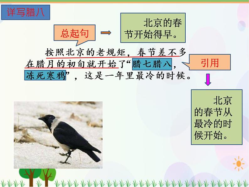 2021部编版语文六年级下册 第1单元1.北京的春节 第二课时  课件第7页