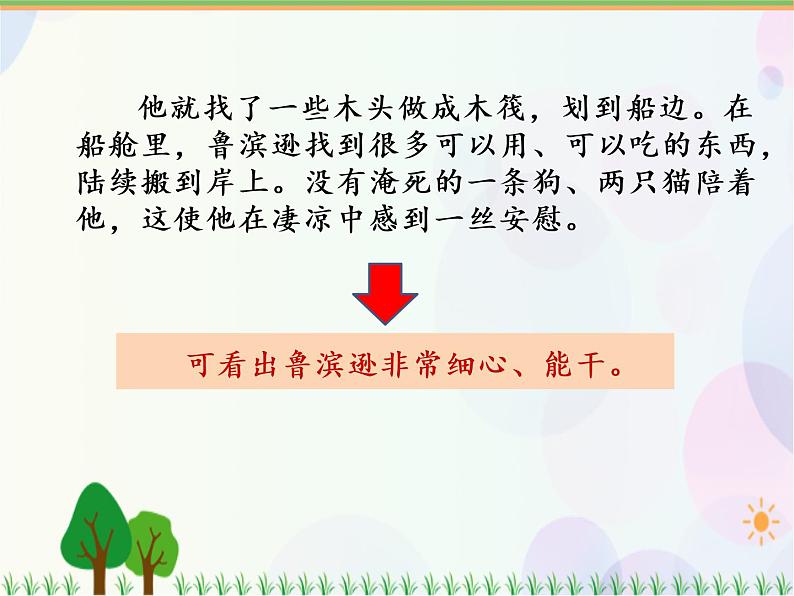 2021部编版语文六年级下册 第2单元 5.鲁滨逊漂流记（节选）  课件05
