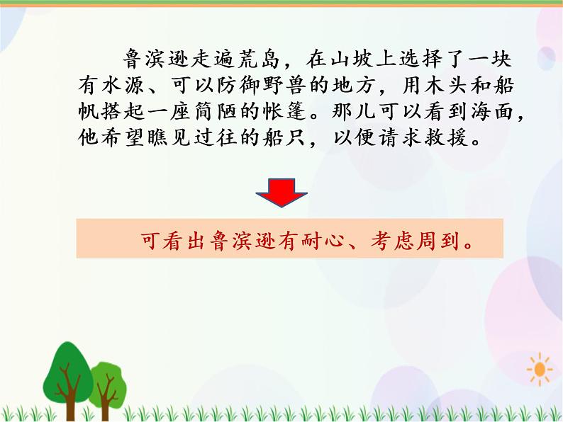 2021部编版语文六年级下册 第2单元 5.鲁滨逊漂流记（节选）  课件06