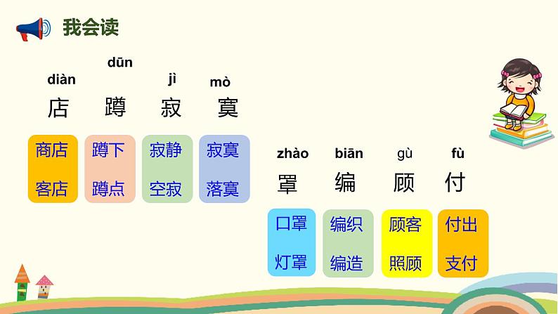 人教部编版语文二年级下册：第七单元 课文6    20 蜘蛛开店课件04