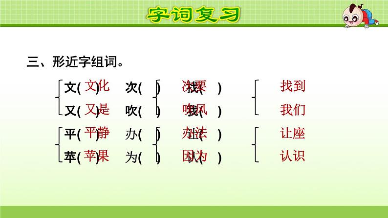 部编版语文一年级下册第7单元期末复习课件05