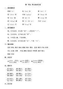 小学语文人教部编版五年级下册第一单元单元综合与测试学案及答案