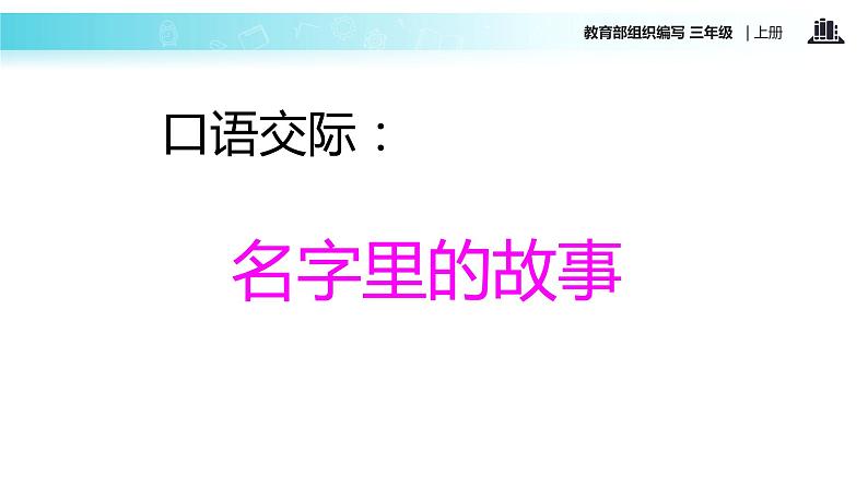 教学课件人教部编版三年级语文上册《名字里的故事》（语文部编三上）第3页