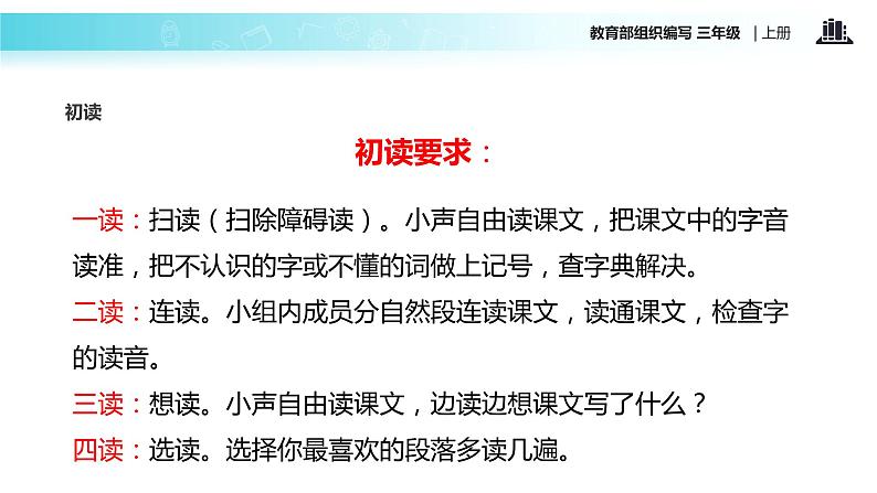 教学课件人教部编版三年级语文上册《金色的草地》（语文部编三上） (1)第3页