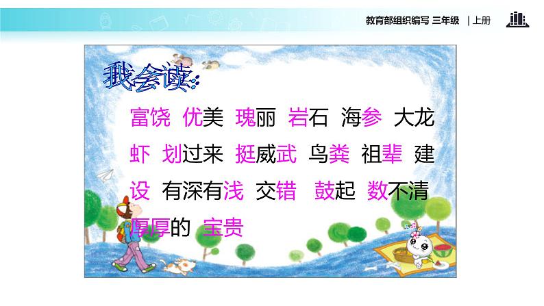 教学课件人教部编版三年级语文上册《富饶的西沙群岛》（语文部编三上）第6页