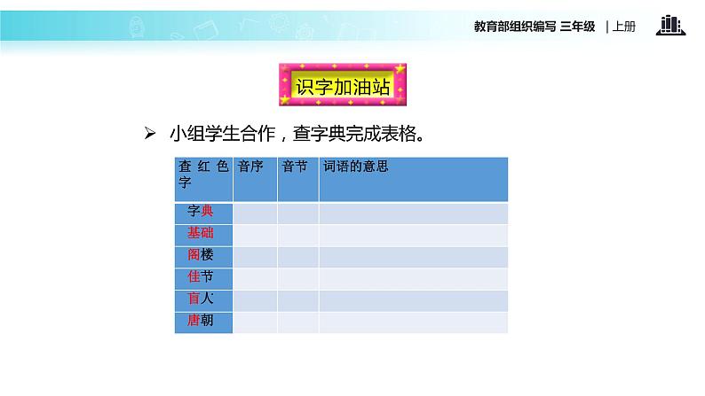 教学课件人教部编版三年级语文上册《语文园地》（语文部编三上）05