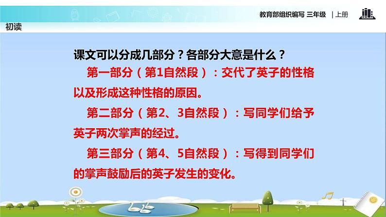 教学课件人教部编版三年级语文上册《掌声》（语文部编三上）06