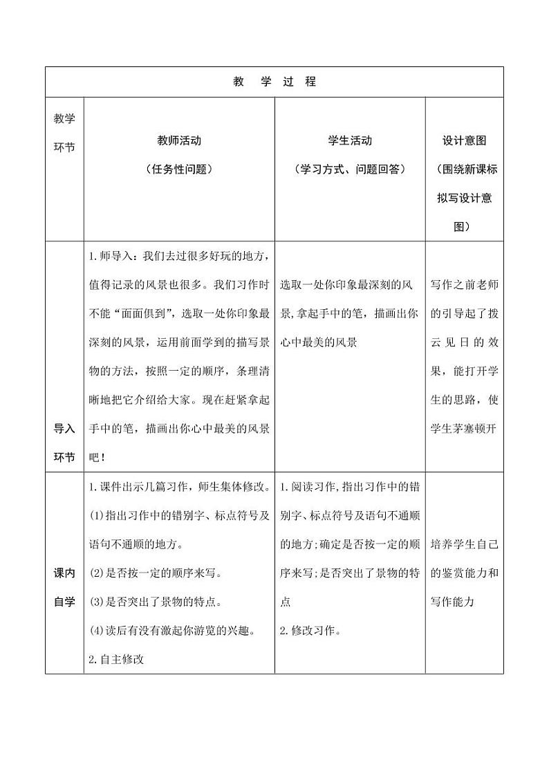 部编版人教版四年级语文下册习作《游_______》精品教案教学设计小学优秀公开课9第2页
