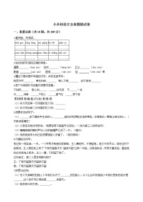 人教小升初语文全真模拟试卷六