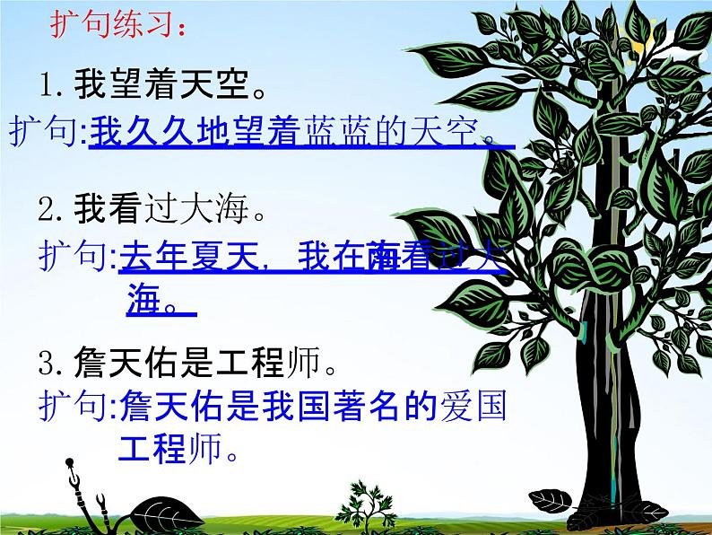 人教部编版小升初语文《扩句与缩句专题复习》教学课件PPT优秀课件04