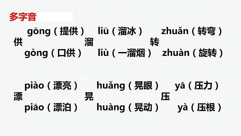 【复习总课件】部编版五年级语文下册《第一单元知识点梳理》PPT课件(共75张PPT)05