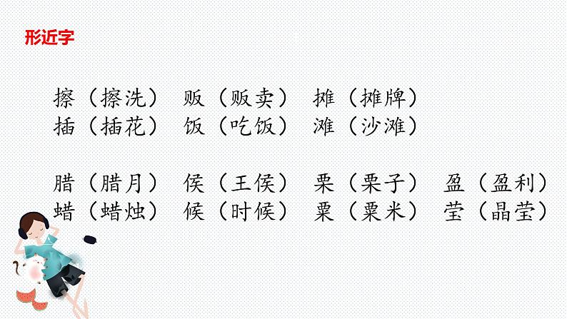 【复习总课件】部编版六年级语文下册《第一单元知识点梳理》PPT课件(共79张PPT)08