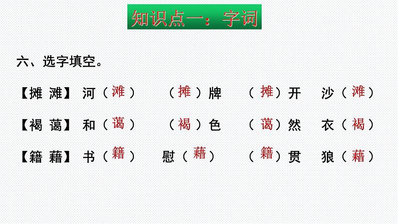 【复习总课件】部编版六年级语文下册《期末总复习知识点梳理》PPT课件(共83张PPT)08