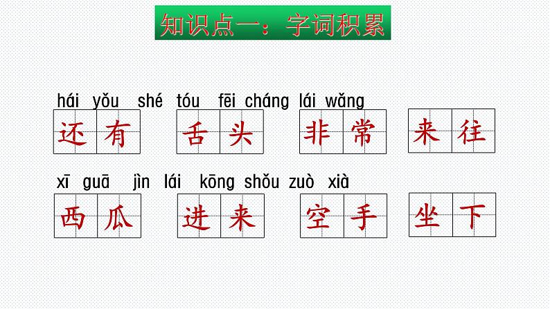 【复习总课件】部编版一年级语文下册第七单元知识点梳理（课件）(共29张PPT)04