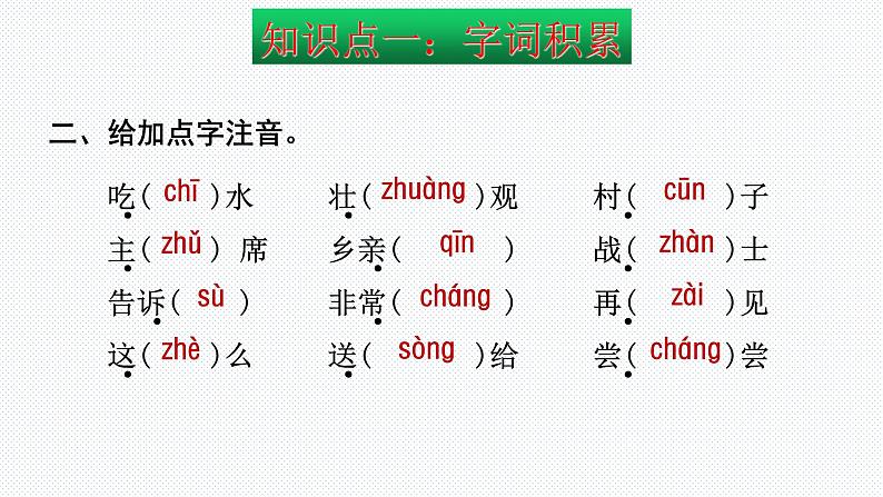 【复习总课件】部编版一年级语文下册第二单元知识点梳理（课件）(共26张PPT)04