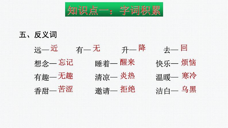 【复习总课件】部编版一年级语文下册第二单元知识点梳理（课件）(共26张PPT)07