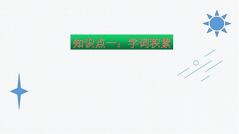 【复习总课件】部编版四年级语文下册《第六单元知识点梳理》PPT课件(共38张PPT)02