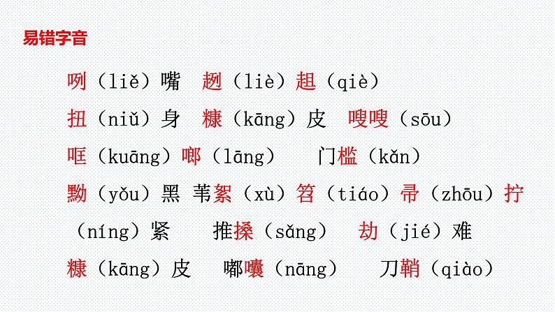 【复习总课件】部编版四年级语文下册《第六单元知识点梳理》PPT课件(共38张PPT)03