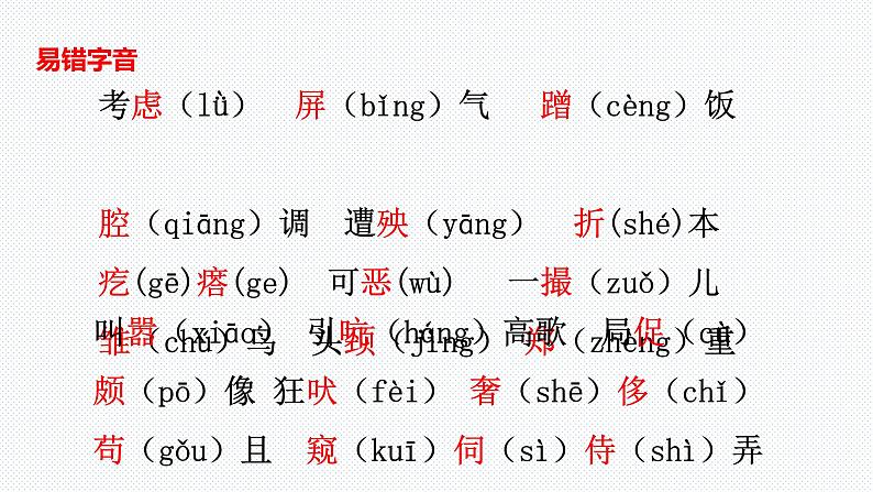 【复习总课件】部编版四年级语文下册《第四单元知识点梳理》PPT课件(共41张PPT)03