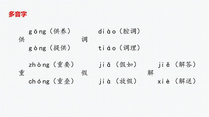 【复习总课件】部编版四年级语文下册《第四单元知识点梳理》PPT课件(共41张PPT)05