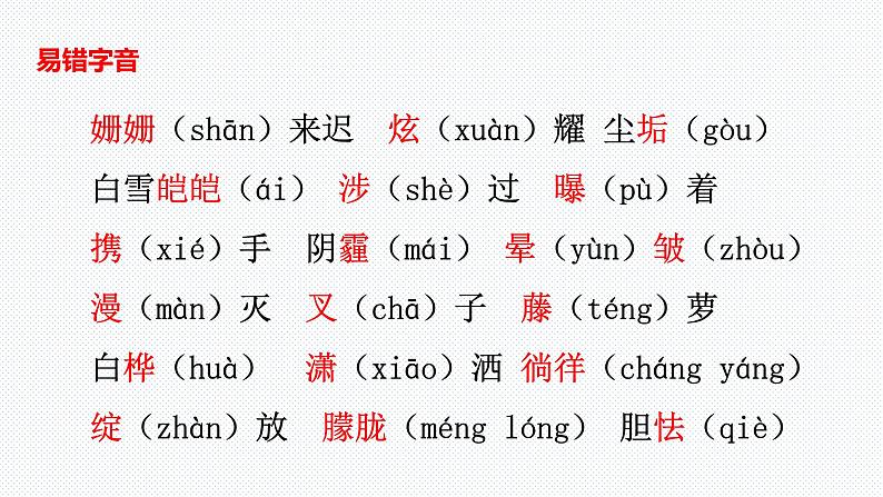 【复习总课件】部编版四年级语文下册《第三单元知识点梳理》PPT课件(共42张PPT)03