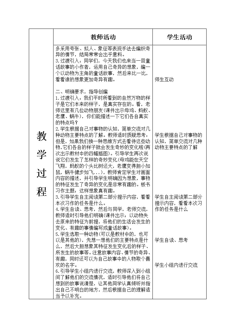 人教部编版小学语文三年级下册习作：这样的想象真有趣  课件+教案+素材02