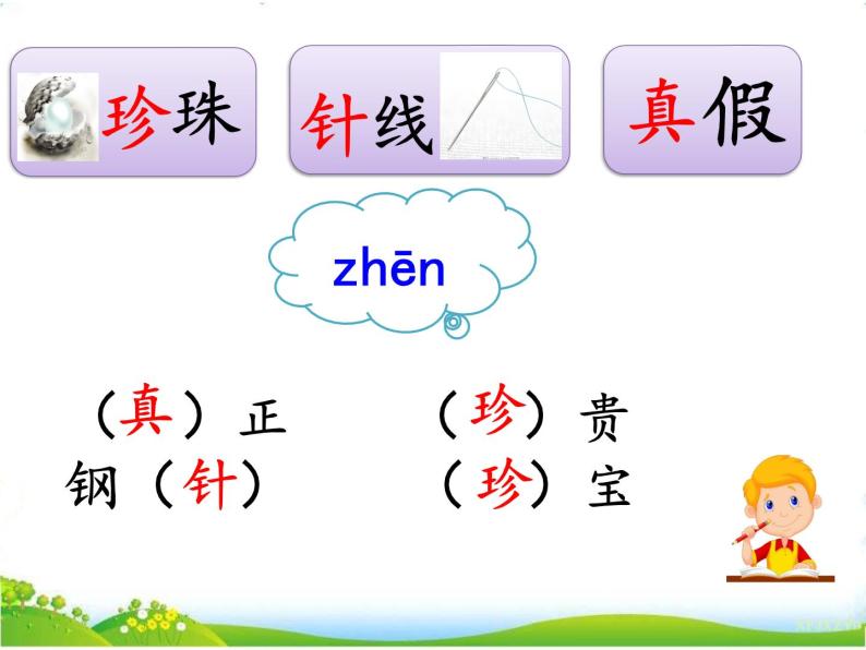 人教部编版语文二年级下册3.识字3《“贝”的故事》课件+教案+素材07