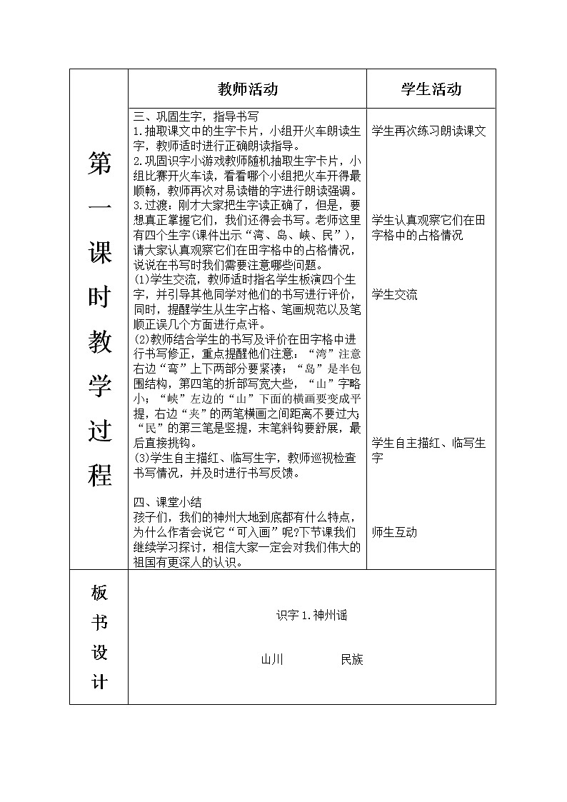 人教部编版语文二年级下册2.识字1《 神州谣》课件+教案+素材03