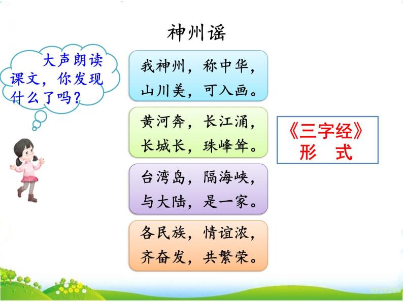 二年级下册1神州谣优秀ppt课件