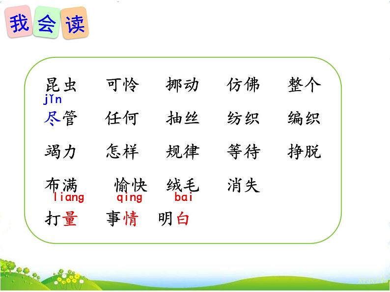 人教部编版语文二年级下册7.22 《小毛虫》课件+教案+素材08