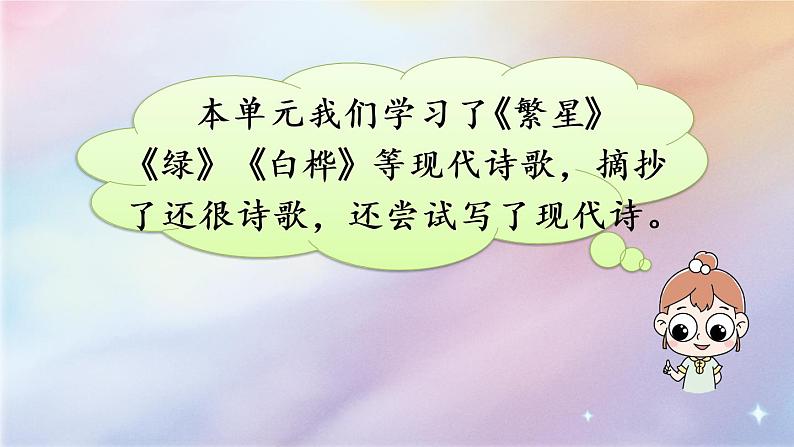人教部编版语文四年级下册3.综合性学习：轻叩诗歌大门课件+教案+素材02