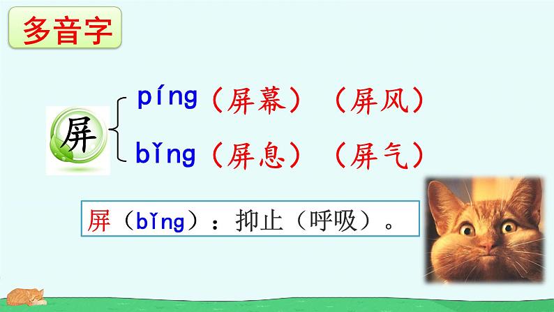 人教部编版语文四年级下册4.13 《猫》课件+教案+素材06