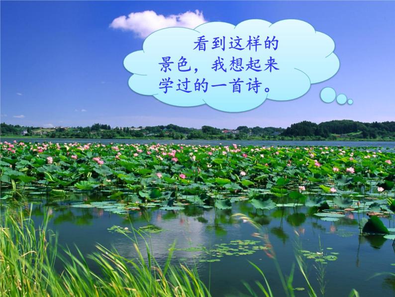 小学语文人教部编版一年级下册12 古诗二首综合与测试课文课件ppt-教