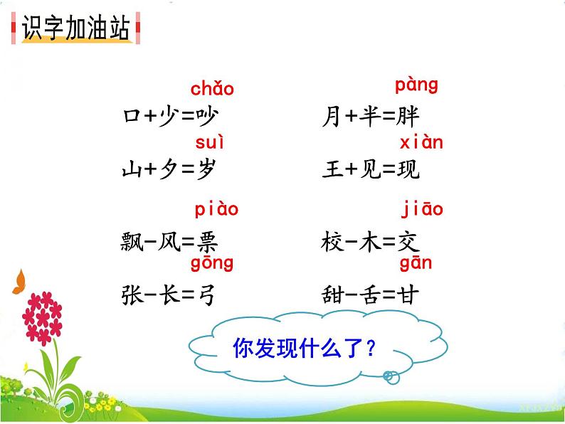 人教部编版语文一年级下册7.语文园地七 课件+教案02