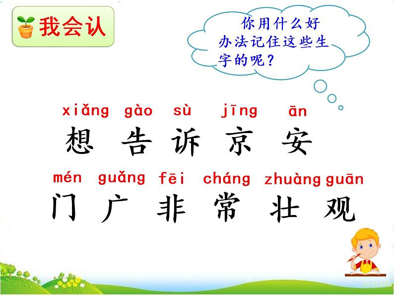 人教部编版语文一年级下册课文2.2 《我多想去看看》课件+教案+素材07