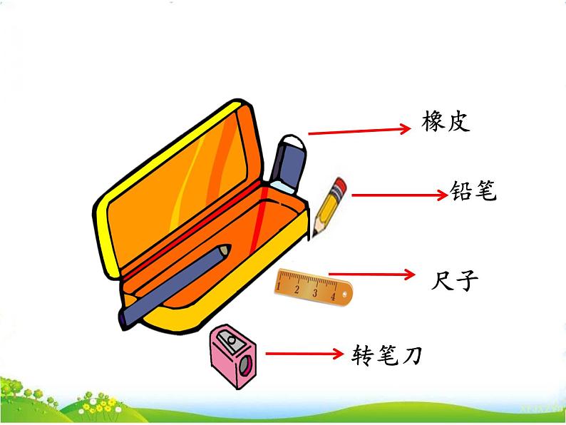 人教部编版语文一年级下册课文7.15《 文具的家》课件+教案+素材02