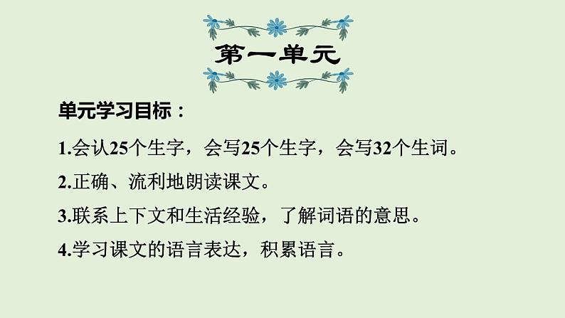 部编版三年级上册小学语文期末复习课件(按单元复习)PPT01