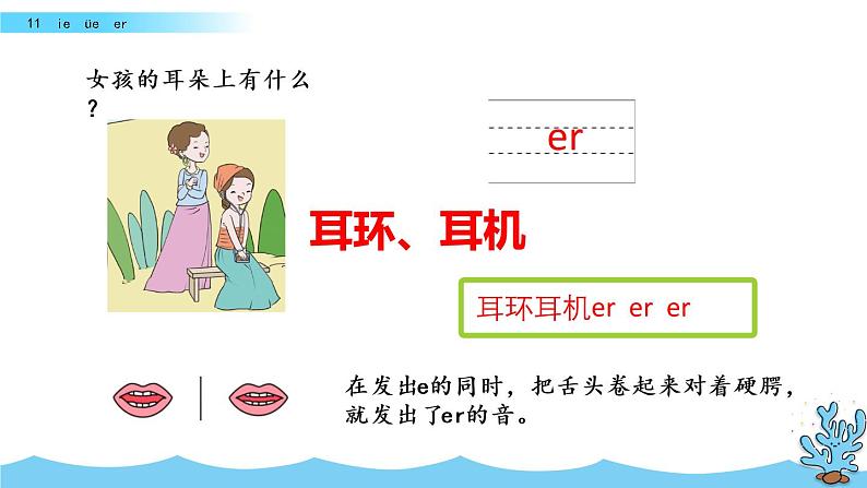 部编版一年级语文上册《汉语拼音ie-üe-er--ɑn-en-in-un-ün》 课件08