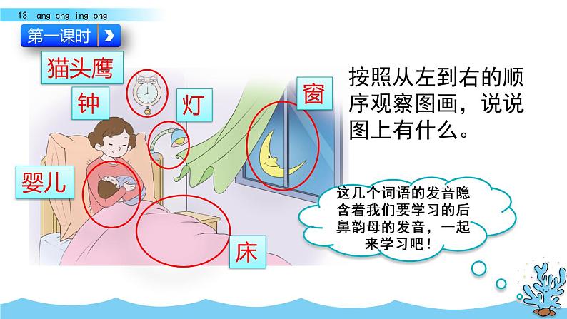 部编版一年级语文上册《汉语拼音13-ɑng-eng-ing-ong》 课件05