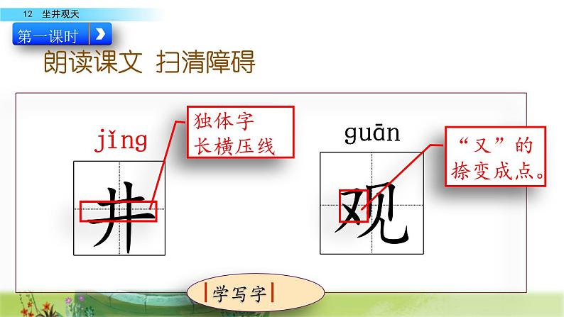 部编人教版二年级语文上册《坐井观天》课件第3页