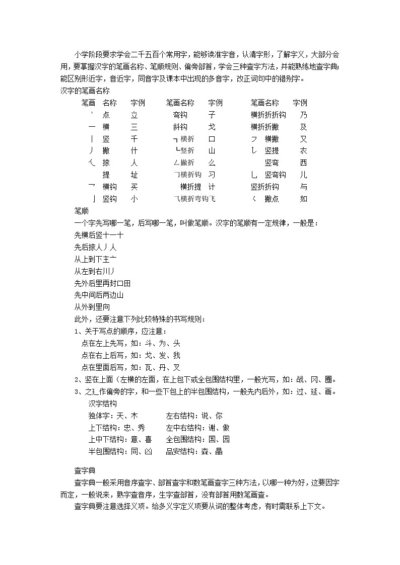 小六语文第1讲：小升初考情全面分析及基础知识串讲（学生版） 教案03