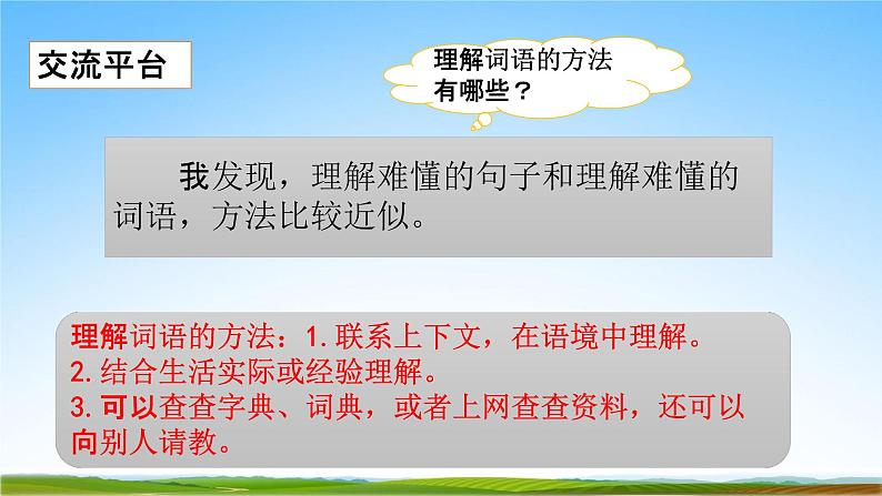 部编人教版三年级语文下册《语文园地六》教学课件精品PPT小学优秀课堂课件02