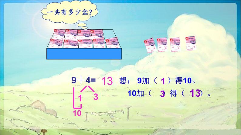 一年级上册数学《9加几》 课件PPT第8页