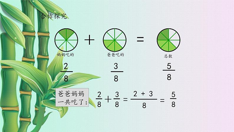 冀教版三年下册数学《简单分数加减法》课件   第二课时03