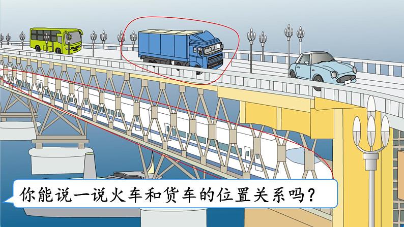 人教版一年级数学上册 2位置 第1课时 上、下、前、后第3页
