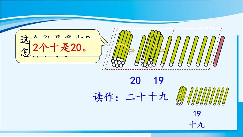 人教版一年级数学上册 11-20各数的认识 第1课时 11~20各数的认识（1） 课件08