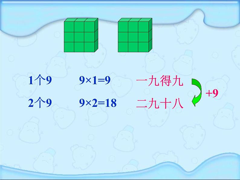 【沪教版（2021秋）】二年级数学上册 4.4 9的乘法口诀 课件06